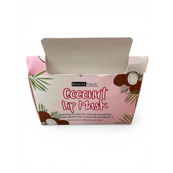 Beauty Treats Coconut Lip Mask Hydrating Lip Balm 24pc Full Retail Display Set - Picture 5 of 5
